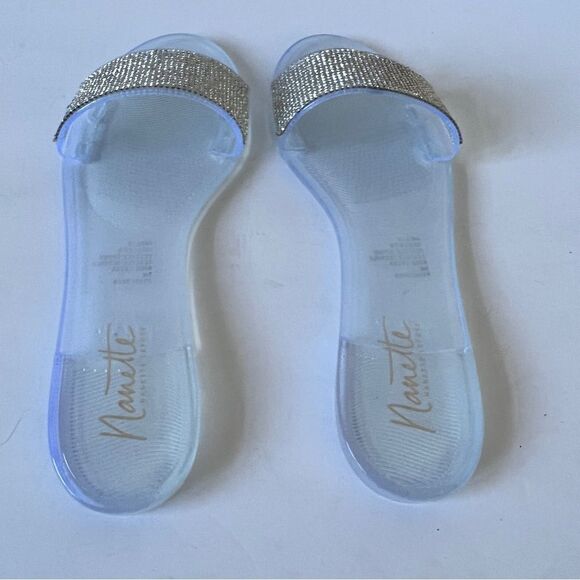 Nanette Lepore Amelie Jelly Flat Slip On Sandals Size 9 - Picture 4 of 7